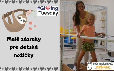 GIVING TUESDAY 2021 – MALÉ ZÁZRAKY PRE DETSKÉ NOŽIČKY